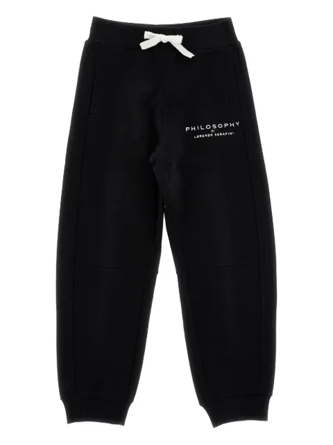 Philosophy Di Lorenzo Serafini Kids logo-drawstring track pants