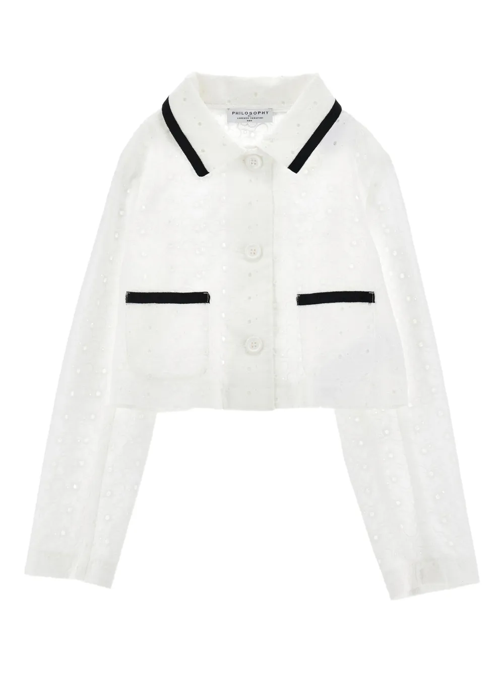 Philosophy Di Lorenzo Serafini Kids Giacca con tasche - Bianco