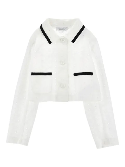 Philosophy Di Lorenzo Serafini Kids collared-pocket jacket