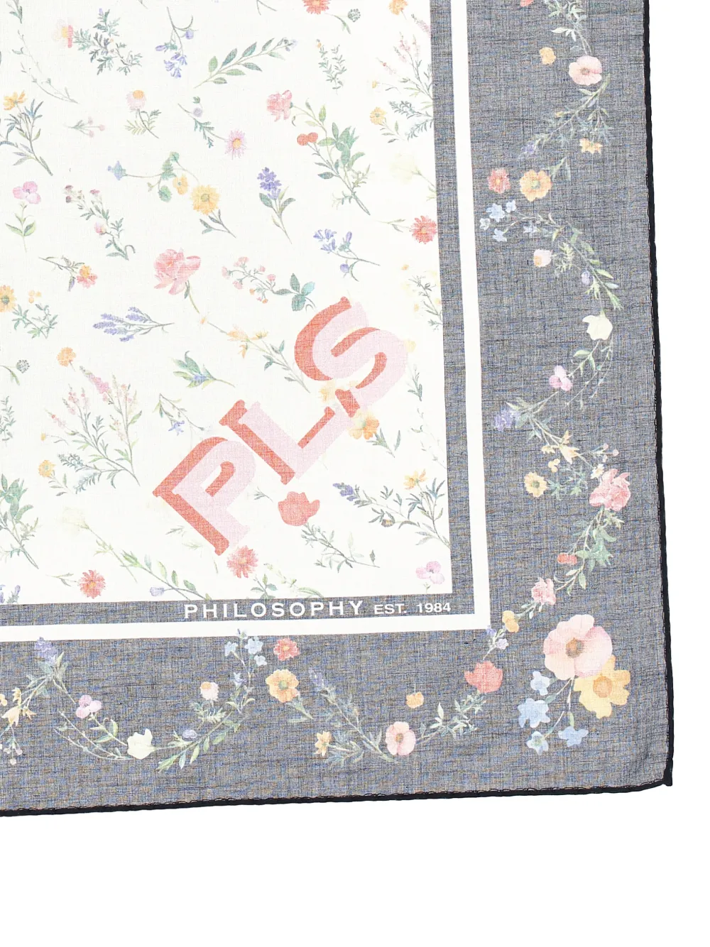 Philosophy Di Lorenzo Serafini Kids Sjaal met bloemenprint Wit