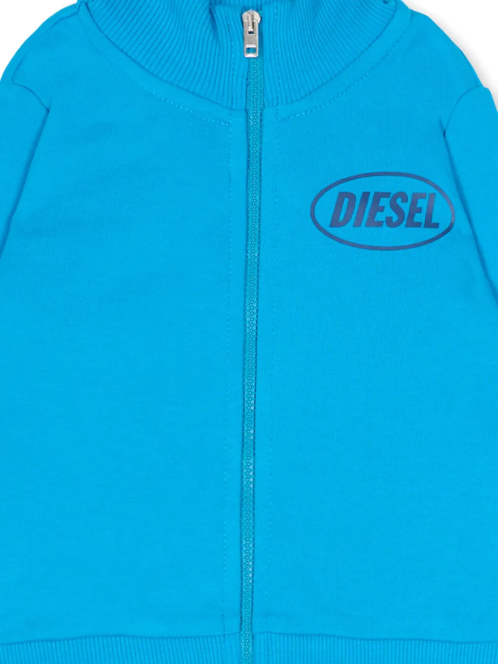 Diesel Kids Trainingspak met logodetail en lange mouwen Blauw