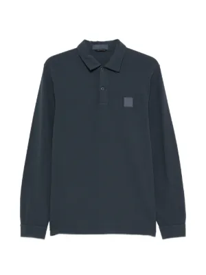 Sunspel ロングスリーブ ポロシャツ | ブルー | FARFETCH JP