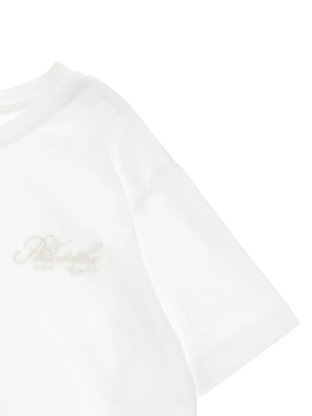 Philosophy Di Lorenzo Serafini Kids T-shirt met borduurwerk Wit