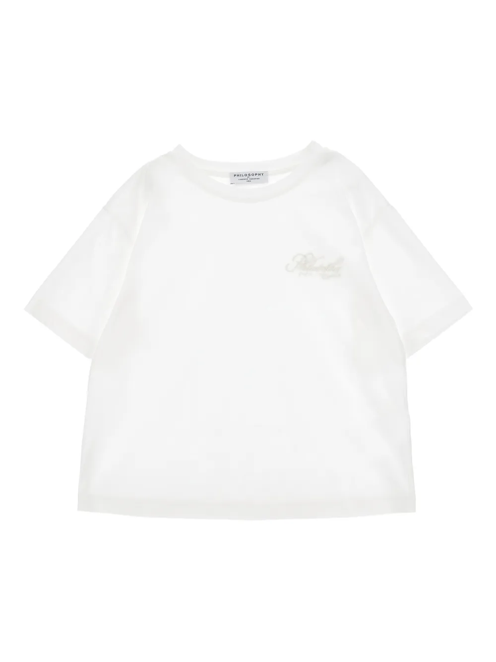 Philosophy Di Lorenzo Serafini Kids Besticktes T-Shirt - Weiß