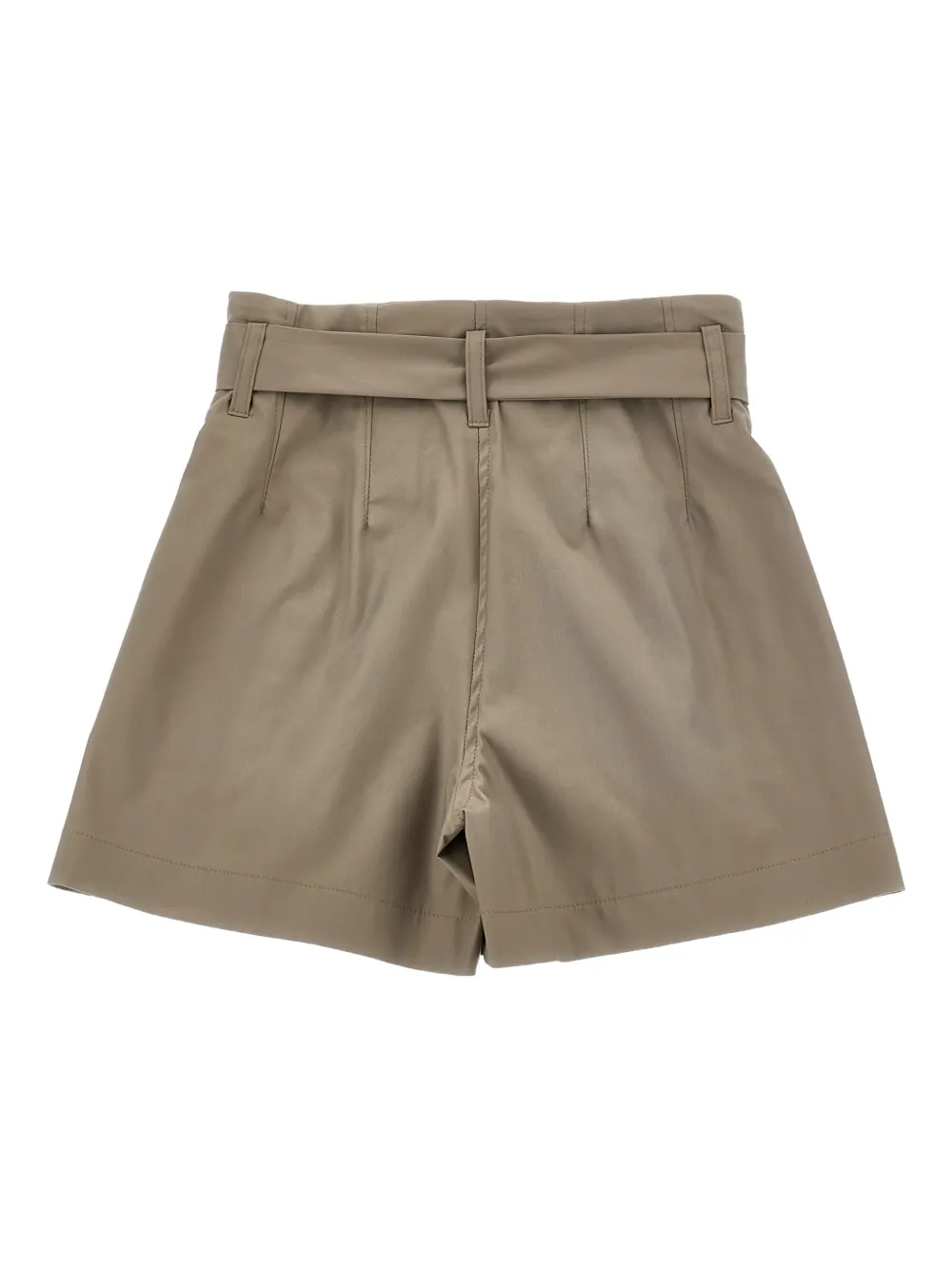 Philosophy Di Lorenzo Serafini Kids Shorts met borduurwerk en ceintuur Beige