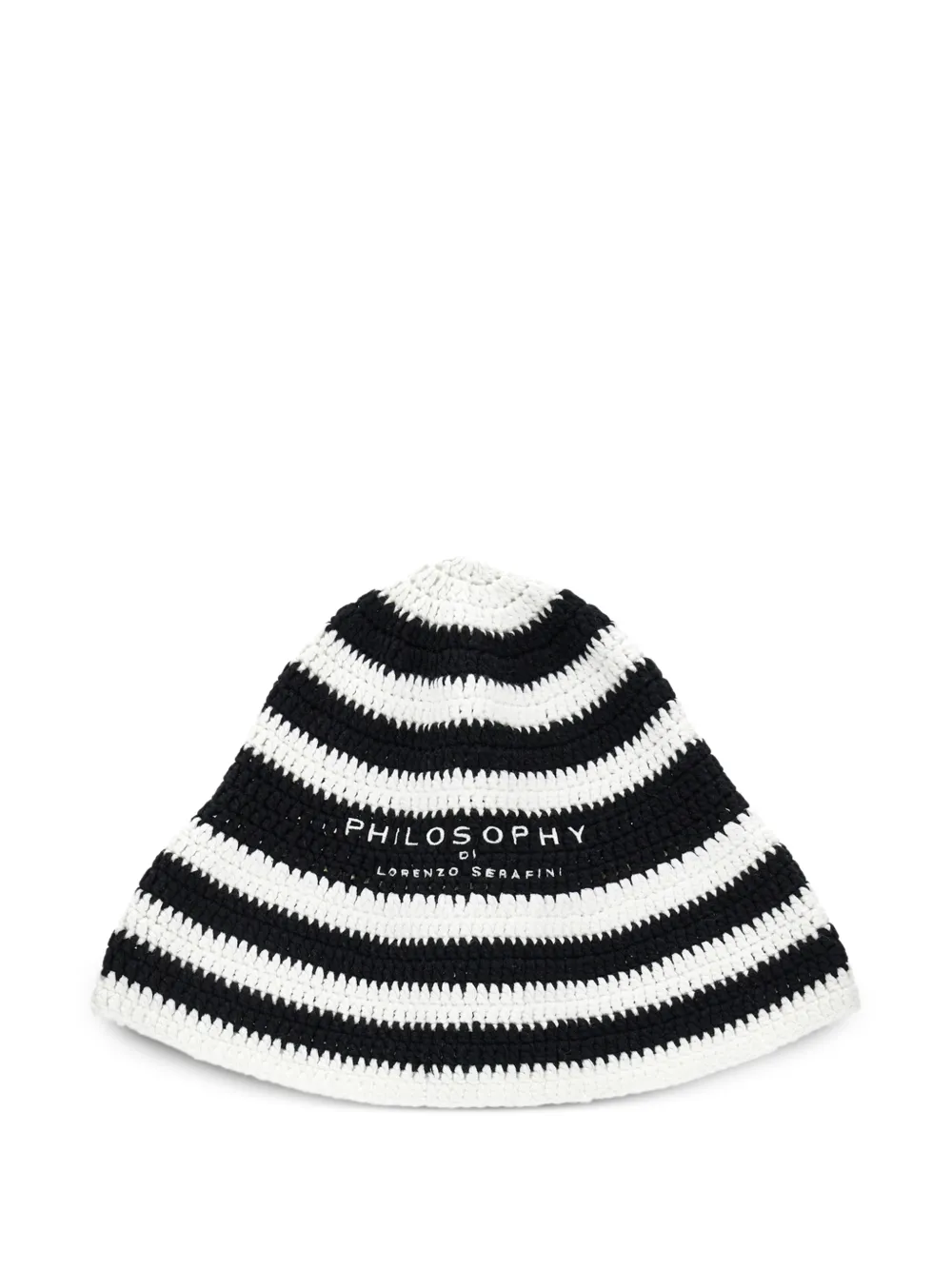 Philosophy Di Lorenzo Serafini Kids Gestreifte Beanie - Schwarz