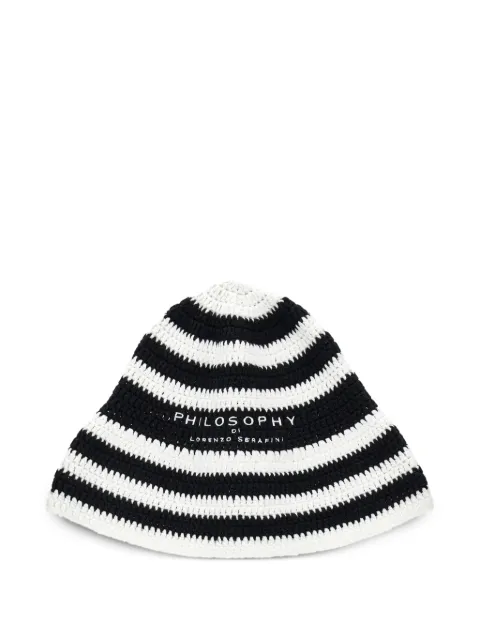 Philosophy Di Lorenzo Serafini Kids striped beannie hat