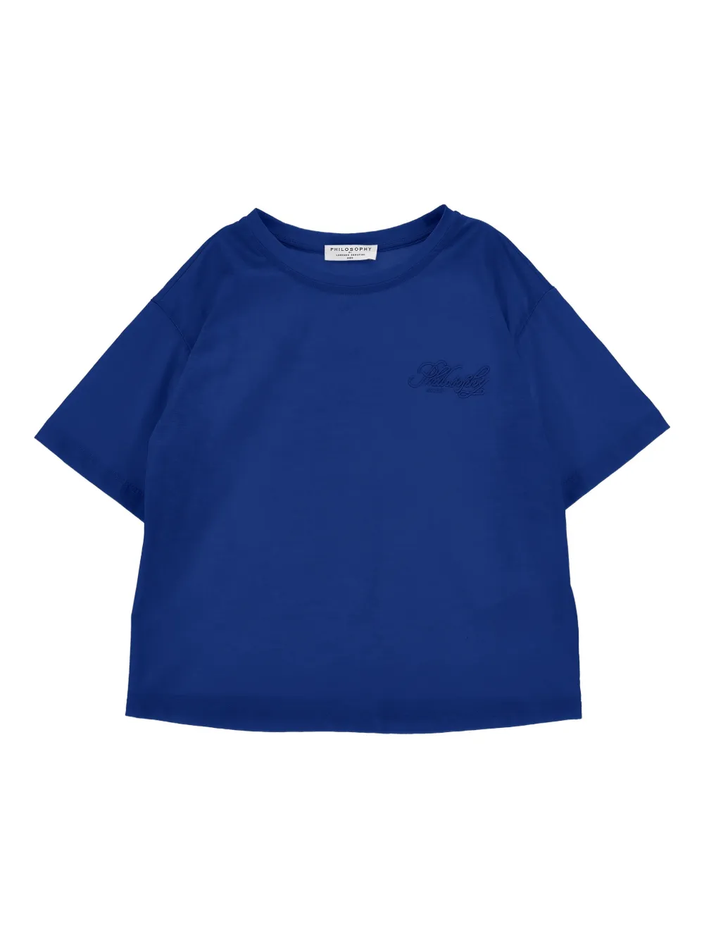 Philosophy Di Lorenzo Serafini Kids T-shirt con ricamo - Blu