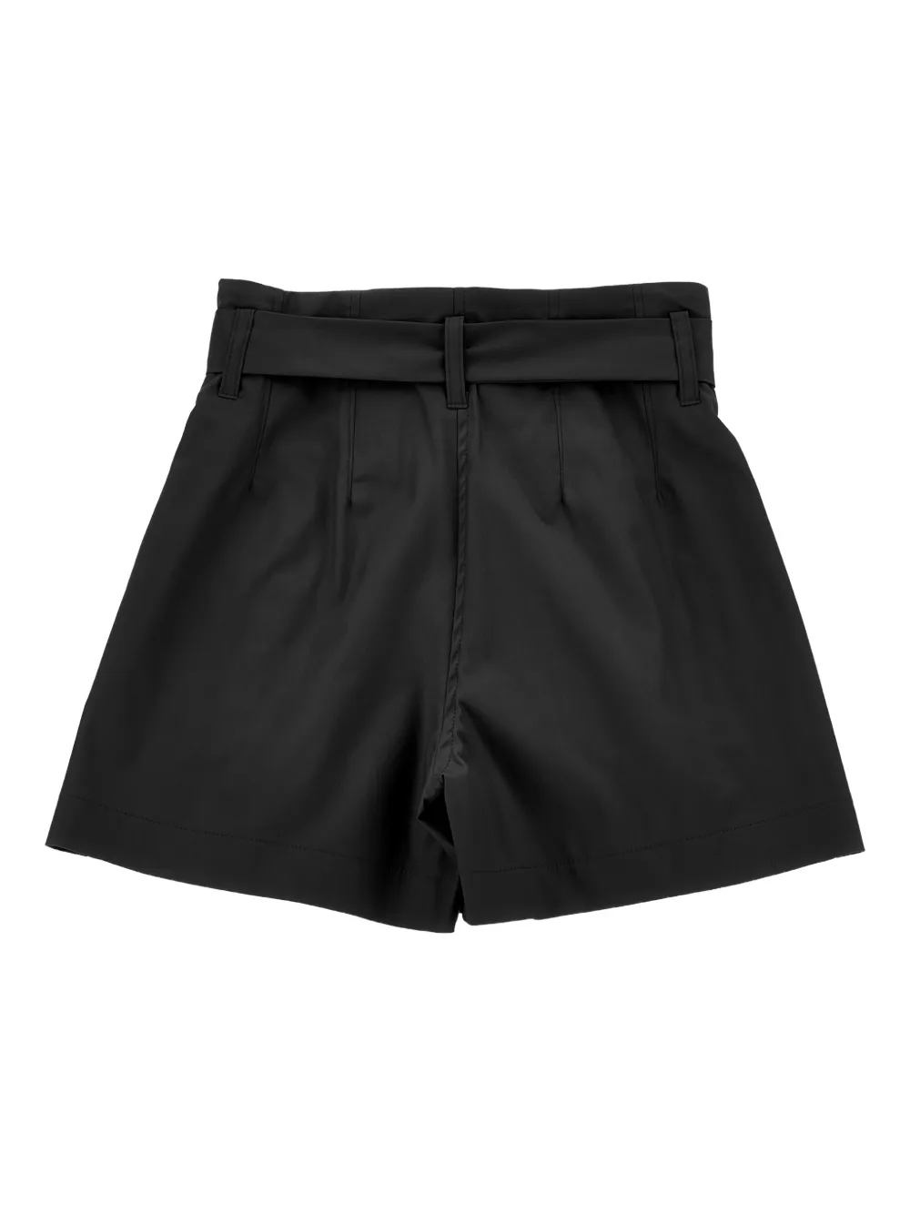 Philosophy Di Lorenzo Serafini Kids Shorts met ceintuur en plooien Zwart