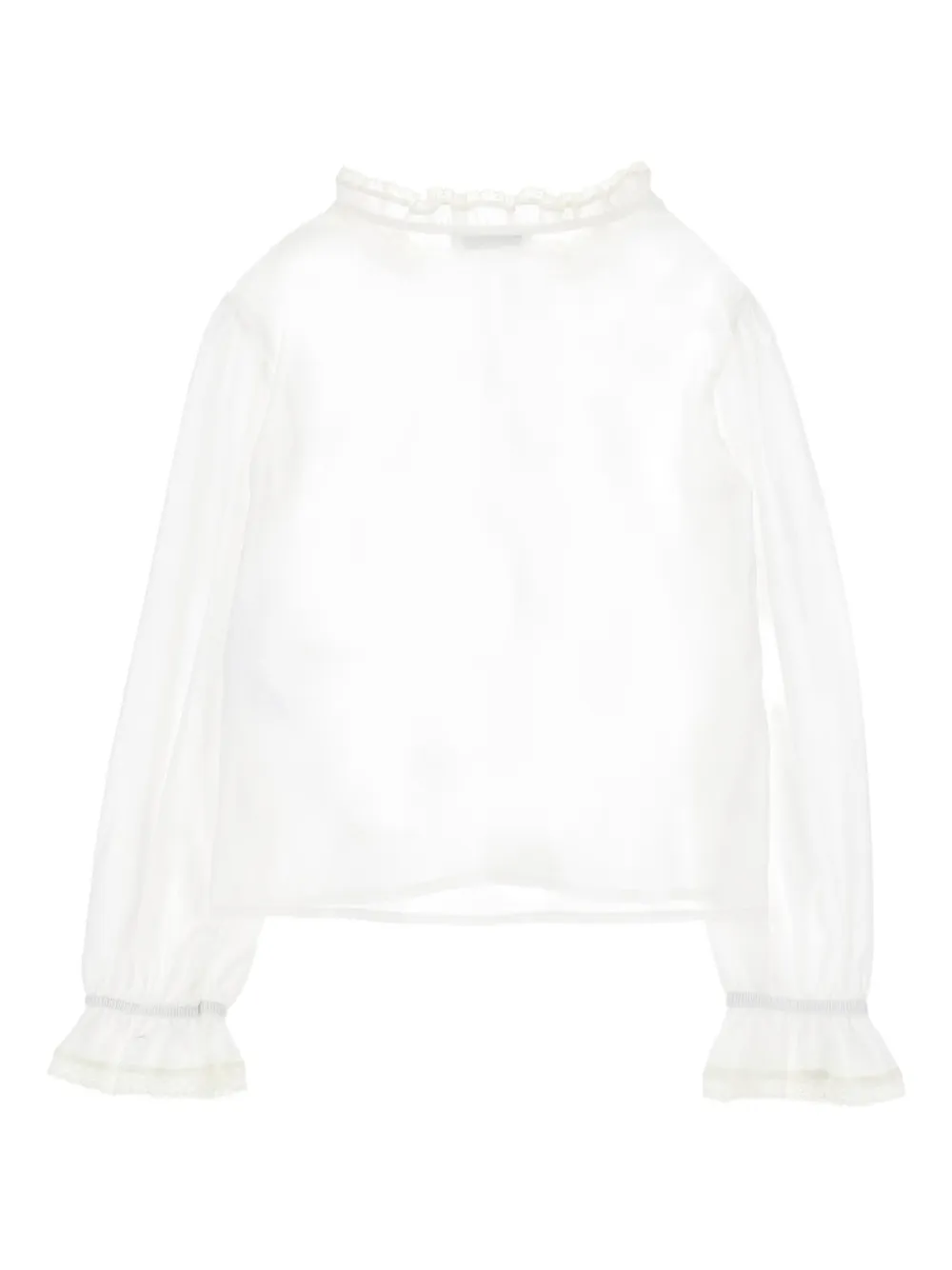 Philosophy Di Lorenzo Serafini Kids Shirt met ruches Wit