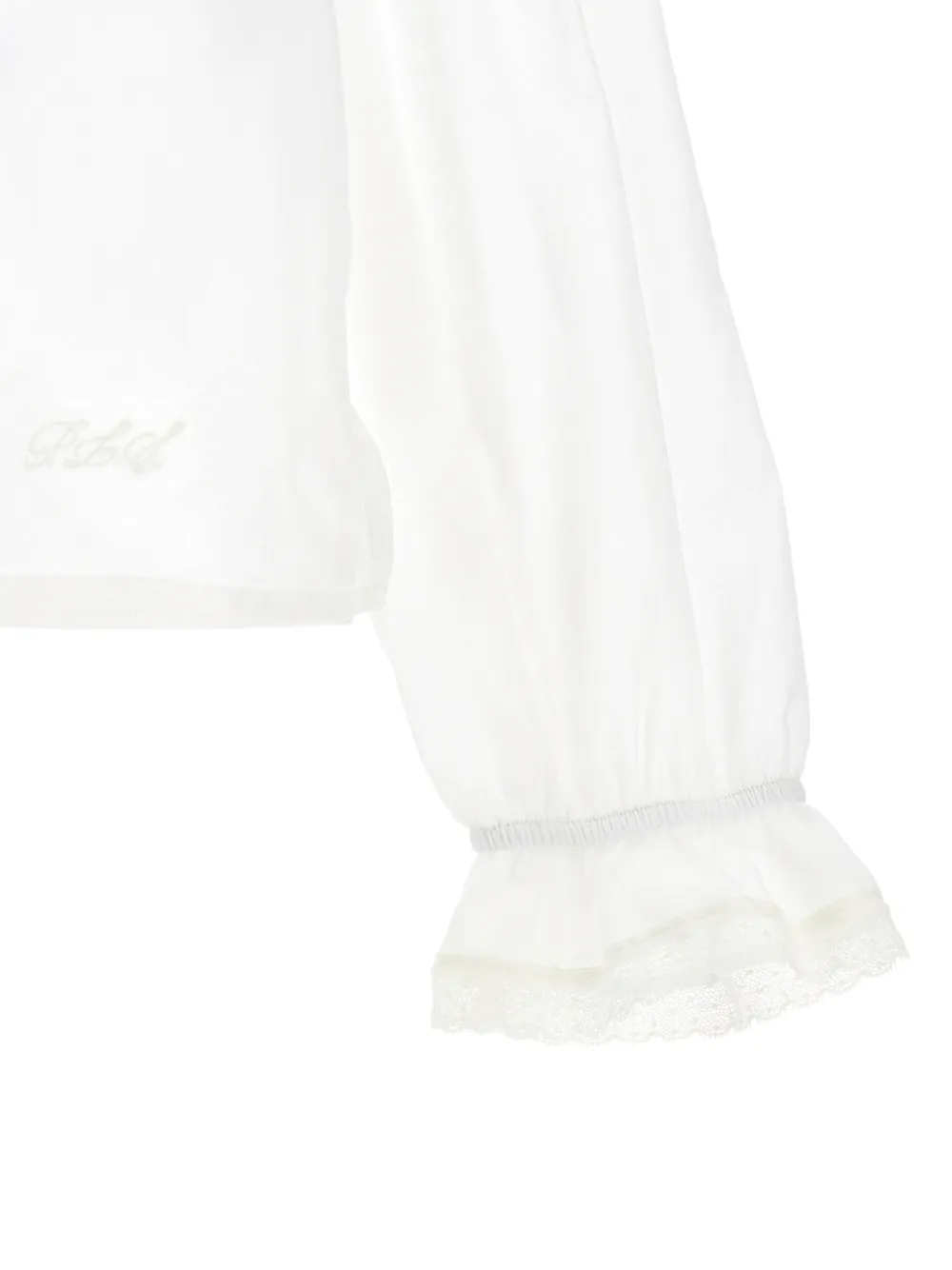 Philosophy Di Lorenzo Serafini Kids Shirt met ruches Wit