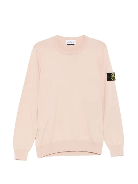 Stone Island Compass-patch zip-up hoodie