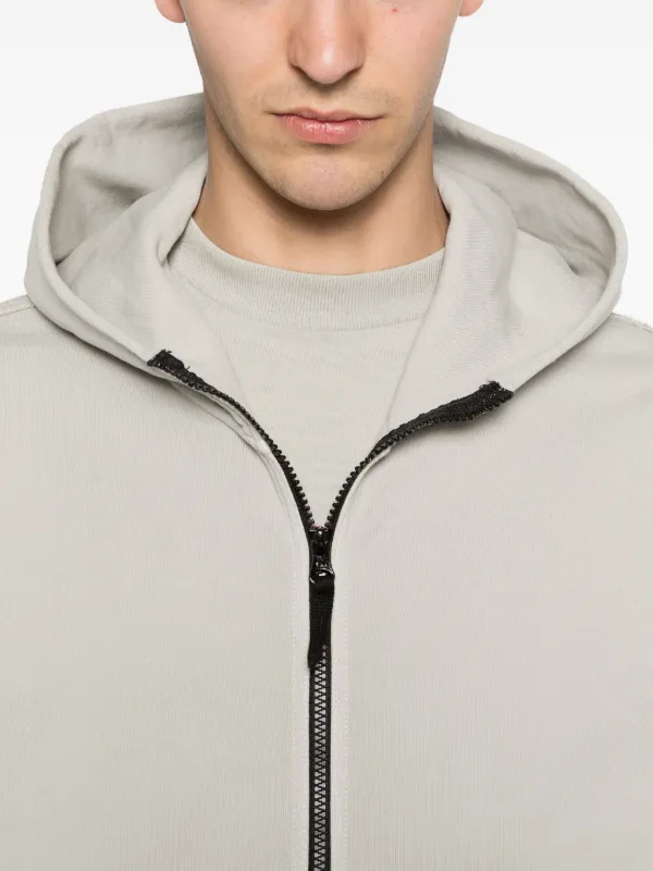 STONE  ジップアップパーカー グレー Stone Island ジップアップ パーカー | グレー | FARFETCH JP