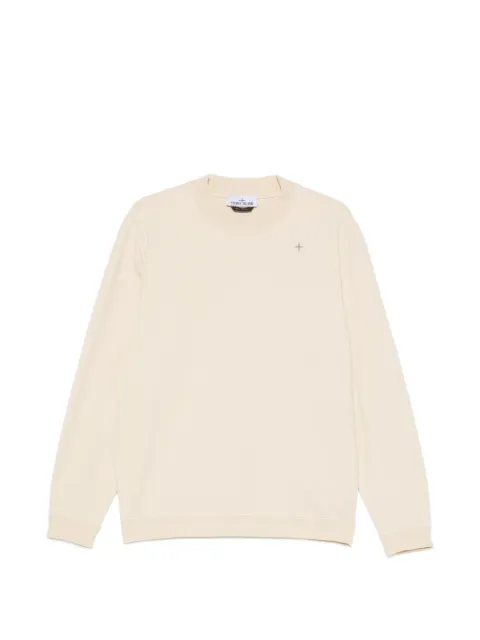 Stone Island logo-embroidered sweatshirt