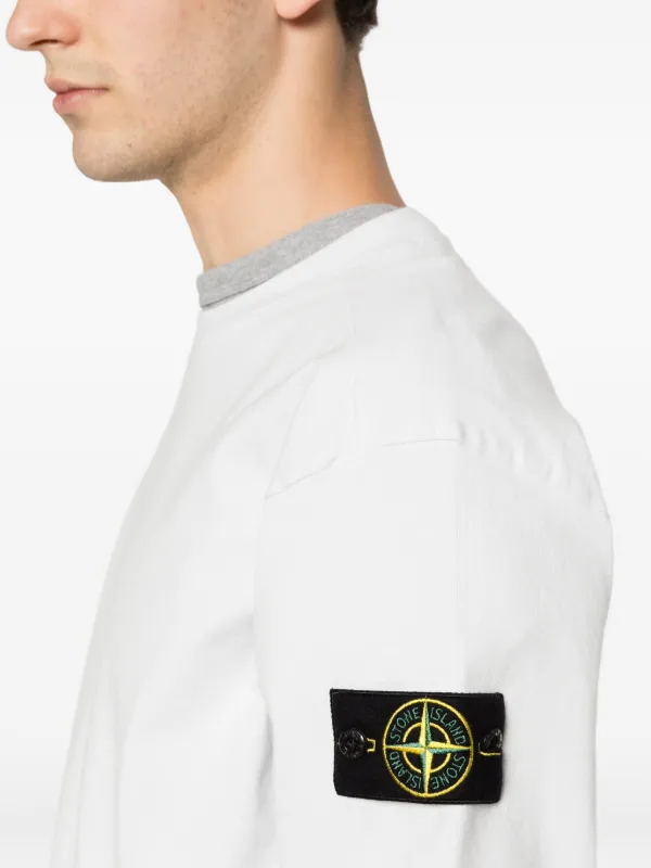 Stone Island コンパスパッチ スウェットシャツ | ブルー | FARFETCH JP