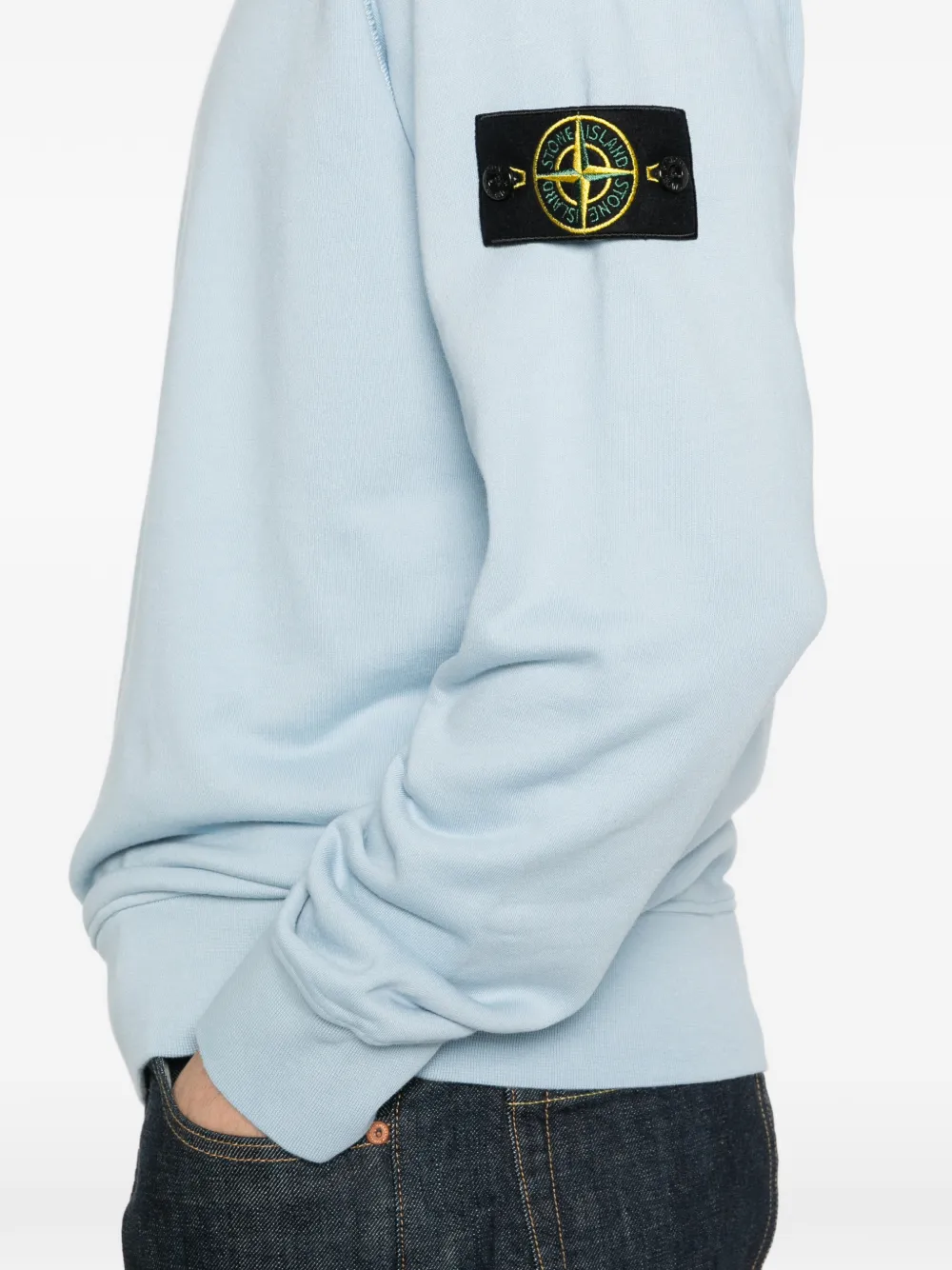 organic cotton fleece sweatshirt