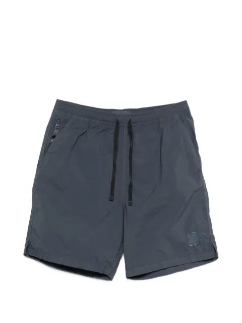 Stone Island logo-patch drawstring track shorts