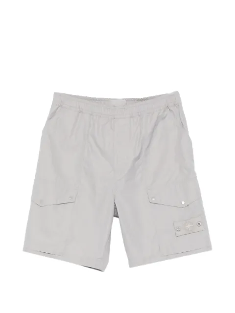 Stone Island logo-patch cargo shorts