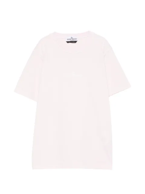 Stone Island Junior crew-neck logo-detail T-shirt