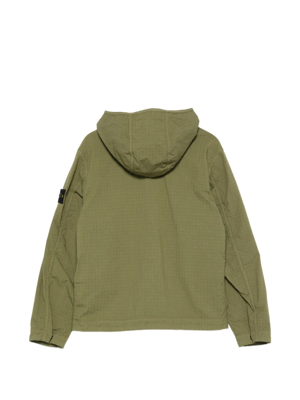  Stone Island Junior Parka Con Capucha - Verde 