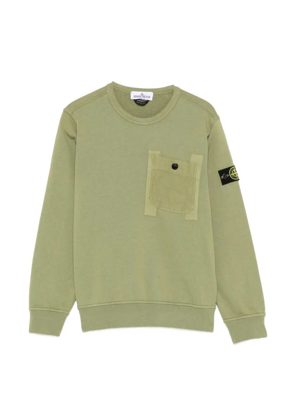 Stone Island Junior crew-neck sweatshirt - Verde