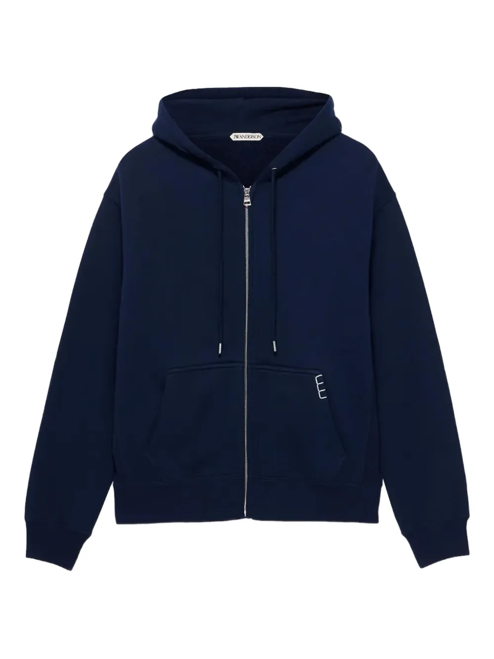 JW Anderson Felpa con cappuccio e zip | blu | Image 1