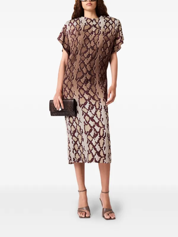 brown midi dress with short sleeves Made The Right Call Mocha Brown Collared Midi T-Shirt Dress