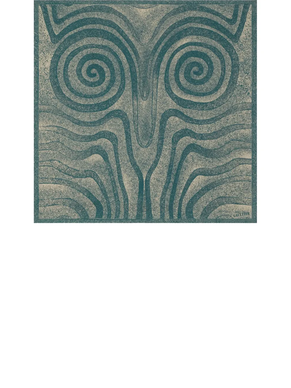 Jean Paul Gaultier spiral printed scarf | Men | Image 2