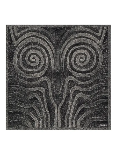 Jean Paul Gaultier spiral printed scarf
