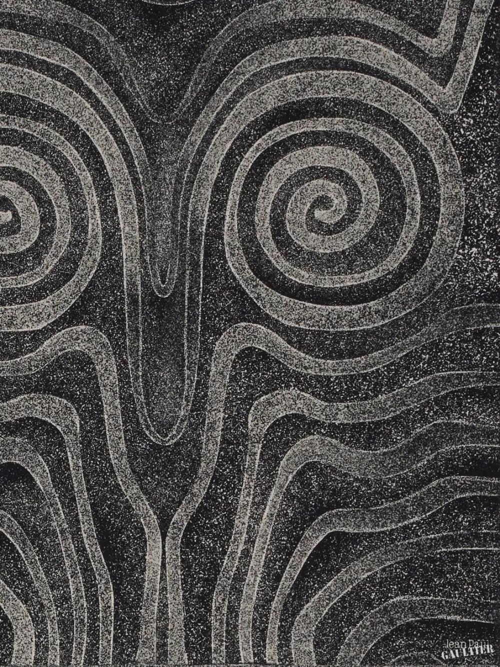 Jean Paul Gaultier mascada con estampado de espiral | Image 2