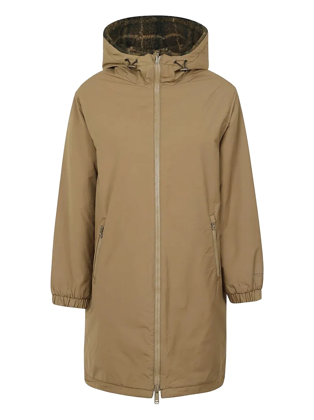 Filson Revers Wooly Fleece Coat In Green