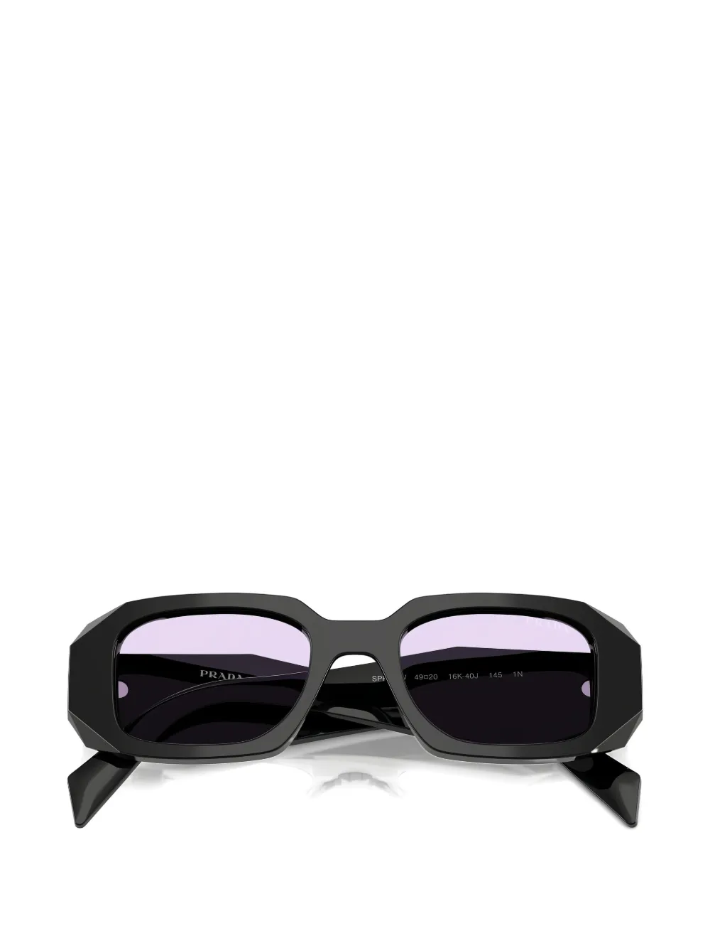 Prada Eyewear Zonnebril met vierkant montuur Zwart