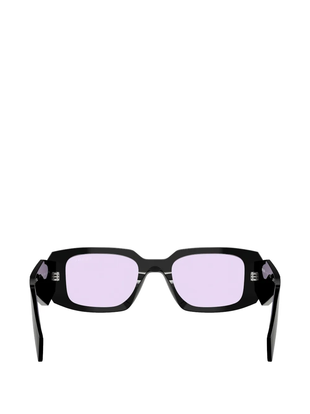 Prada Eyewear Zonnebril met vierkant montuur Zwart