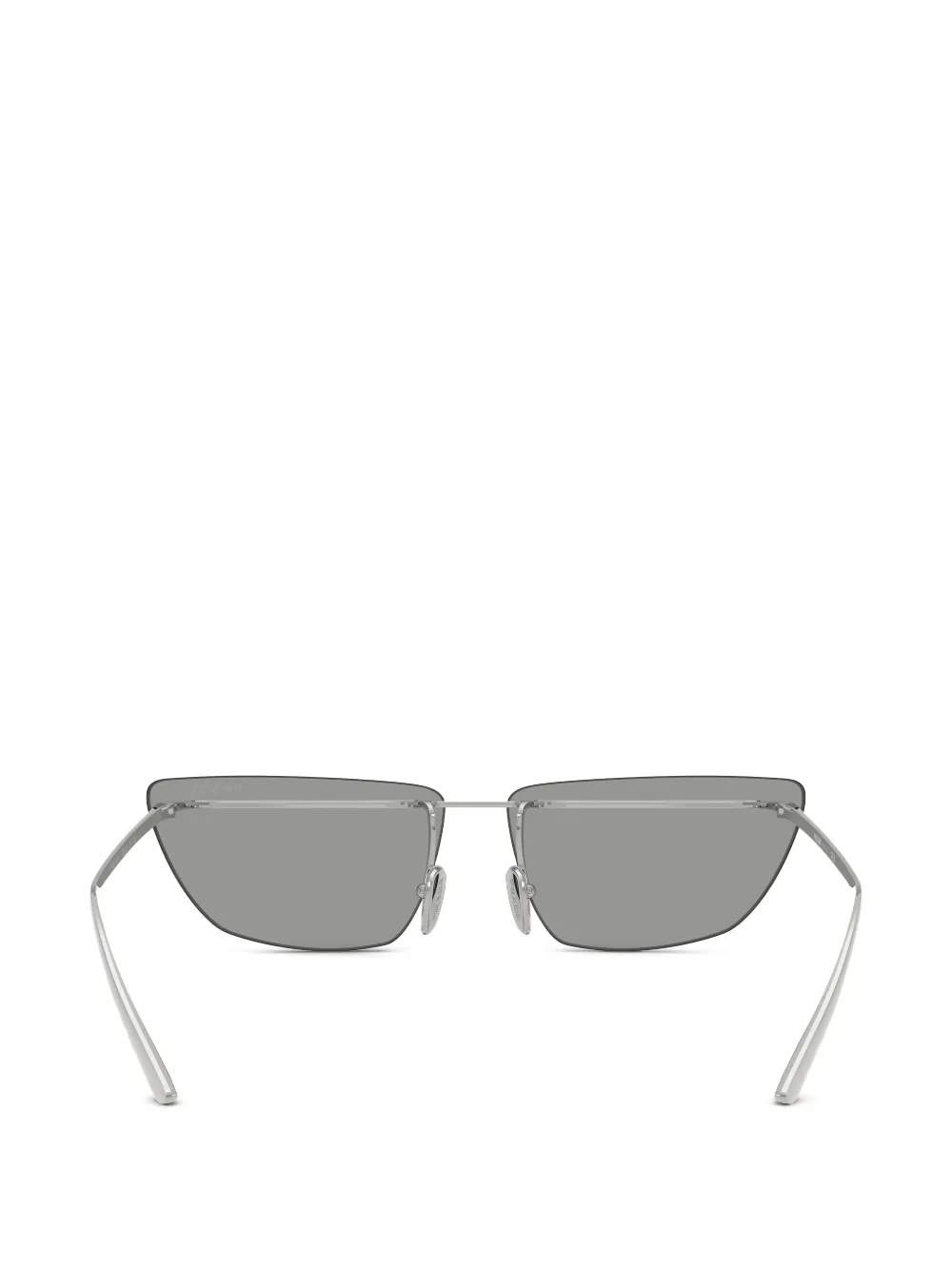  Prada Eyewear Rimless Sunglasses - Silver 