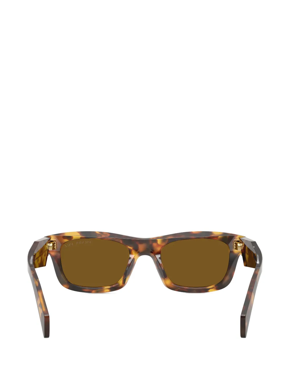 Prada Eyewear Zonnebril met Prada-logo Bruin