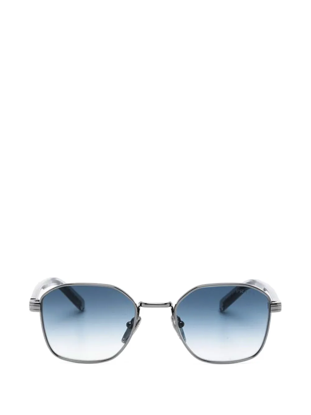 Prada Eyewear geometric-frame sunglasses - Grau