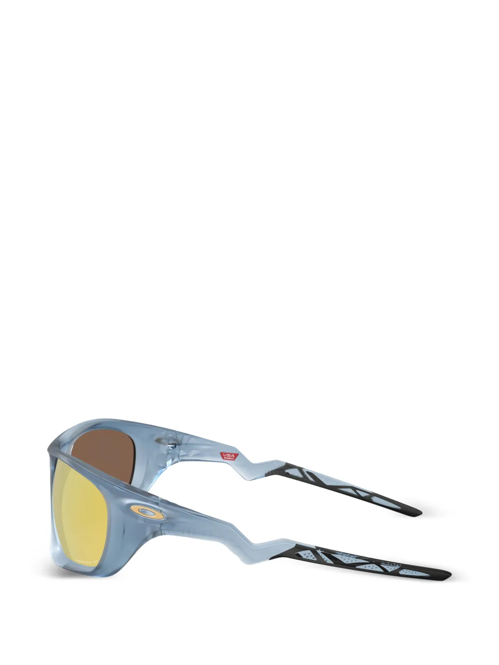 Oakley Zonnebril met rechthoekig montuur Blauw