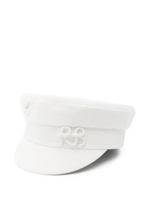 Ruslan Baginskiy monogram-embellished baker boy cap