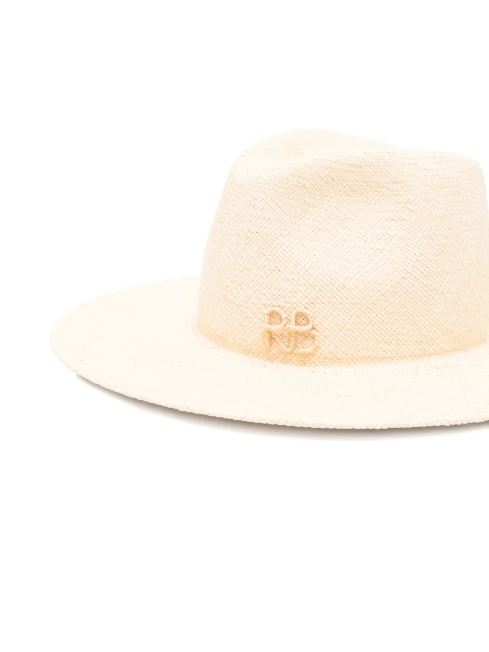 Ruslan Baginskiy Fedora hoed met dubbele kettingband Beige