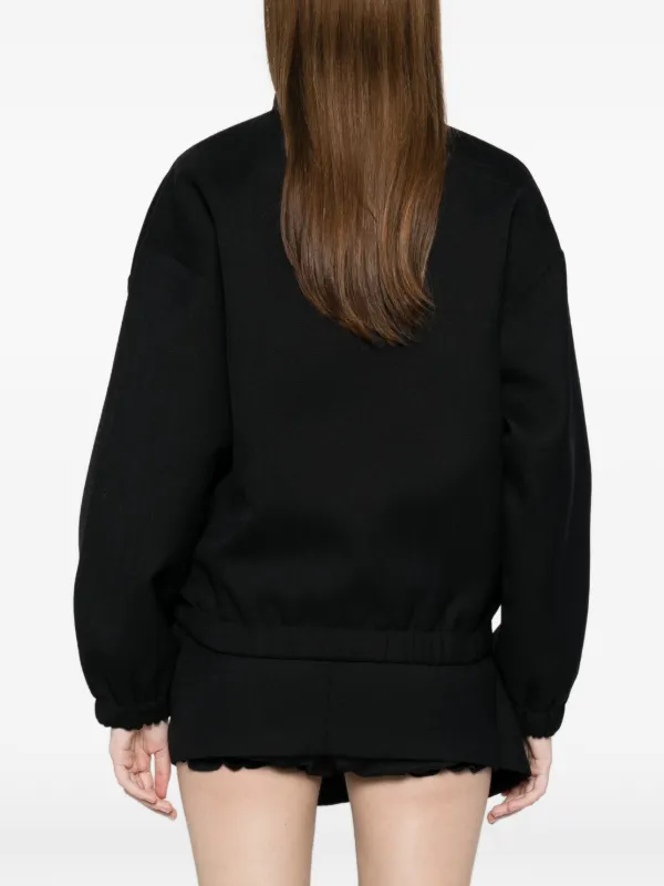 SHUSHU/TONG tucked-seam Oversized Jacket | Blue | FARFETCH