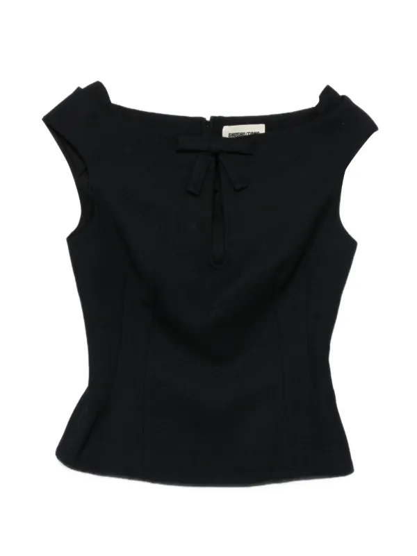 Shushu/Tong Bow-embellishment Blouse in Blue
