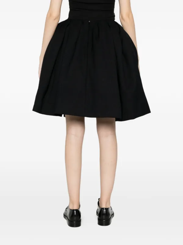 SHUSHU/TONG Pleated Pouf Skirt | Black | FARFETCH