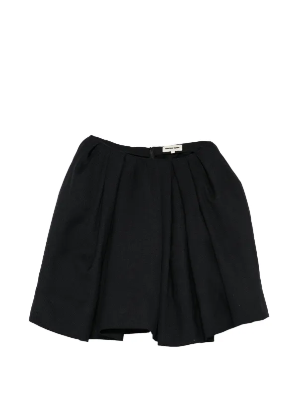 Shushu/Tong Pleated Pouf Skirt in Black