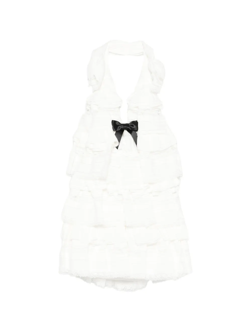 SHUSHU/TONG ruffled mini dress - Bianco