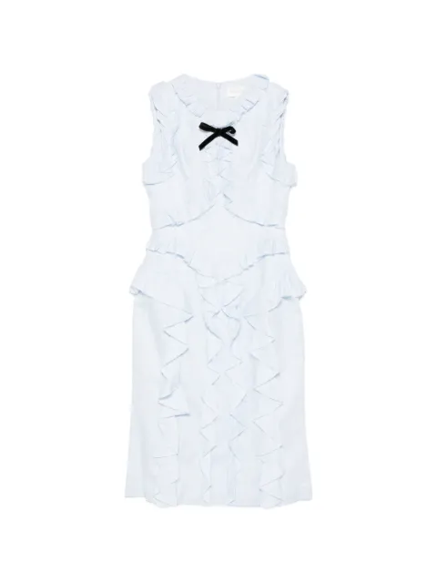 SHUSHU/TONG Kleid mit Rüschenborten