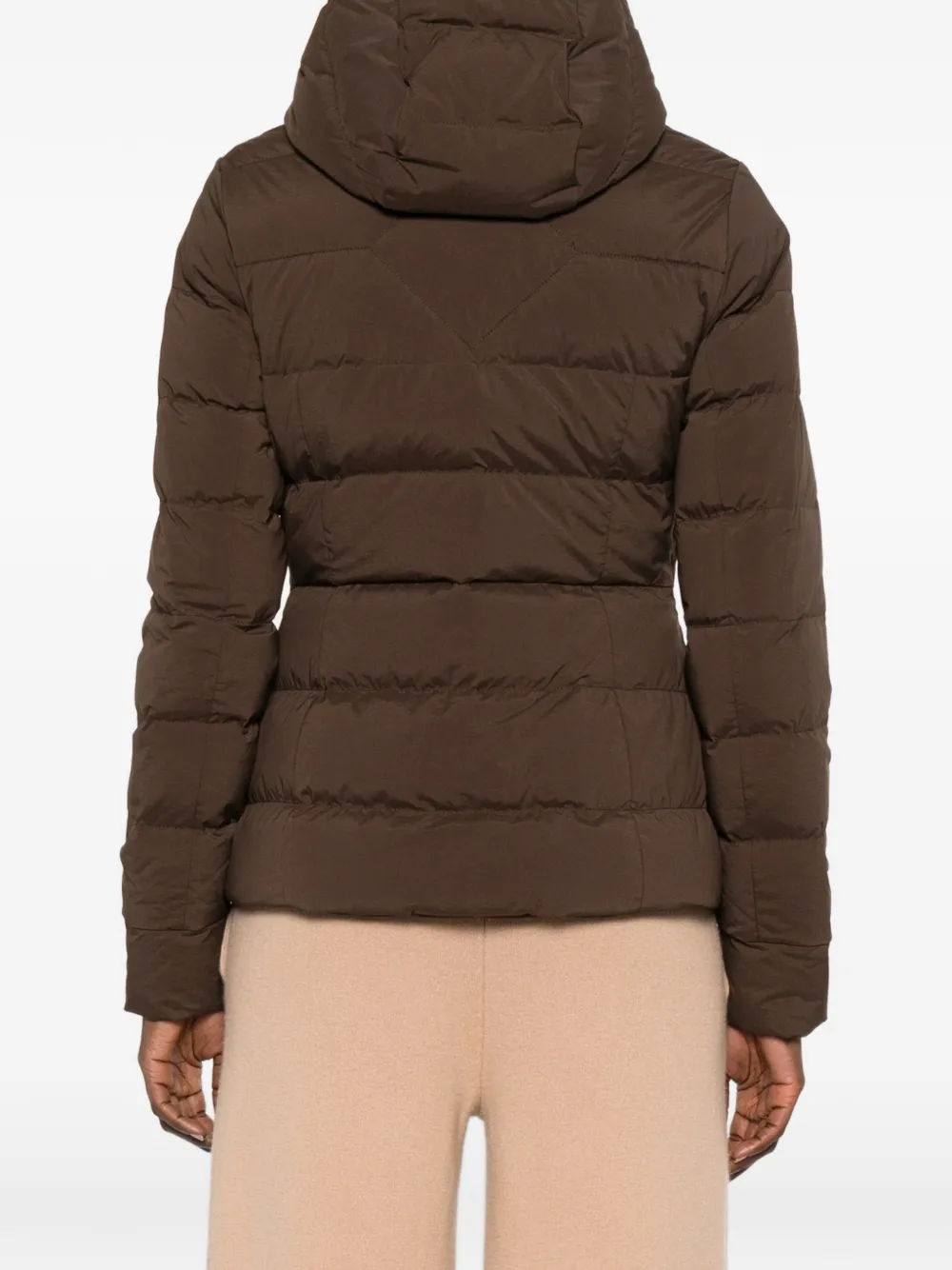 Canada Goose Clair gewatteerd jack met capuchon Bruin