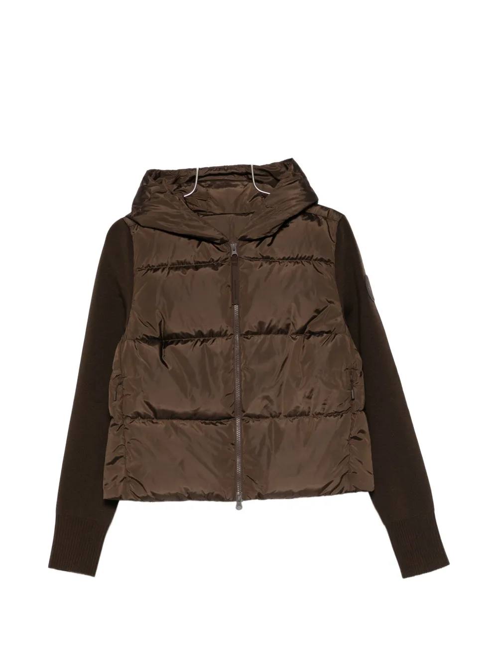 Canada Goose HyBridge quilted hooded jacket - Marrone