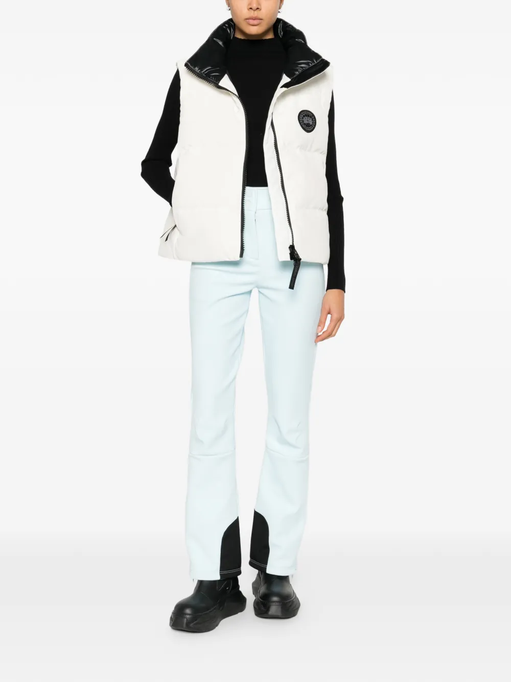 Canada Goose Grandview cropped bodywarmer Wit