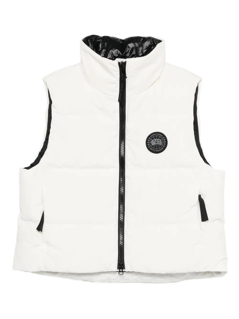 Canada Goose Gilet crop imbottito - Bianco