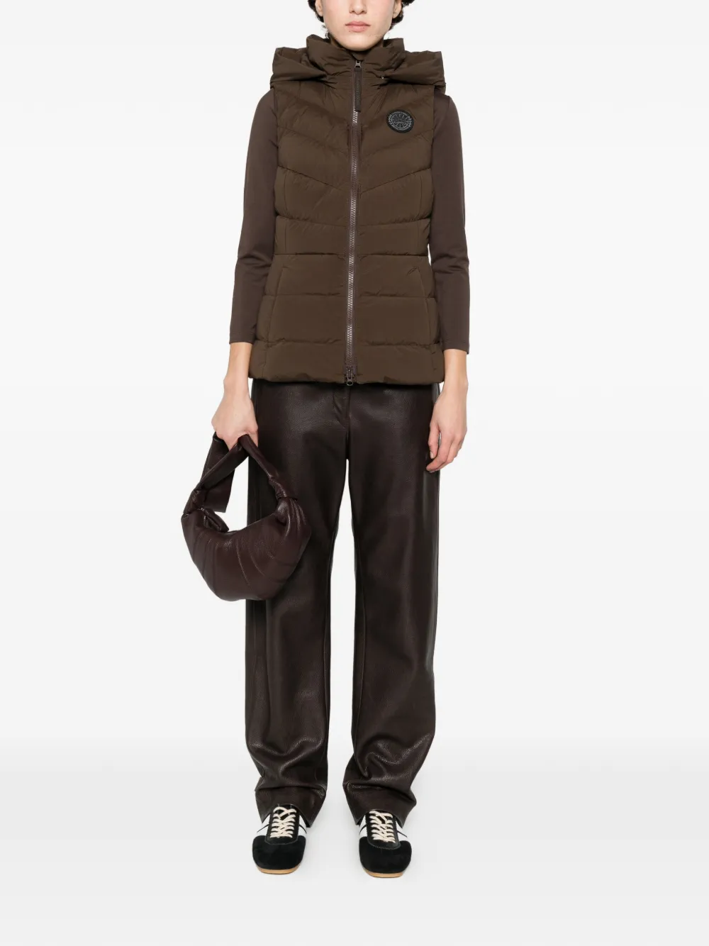  Canada Goose Clair Padded Gilet - Brown 